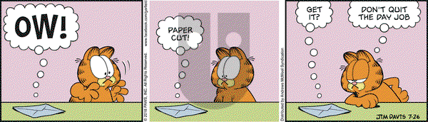 Garfield on Thursday July 26, 2018 Comic Strip