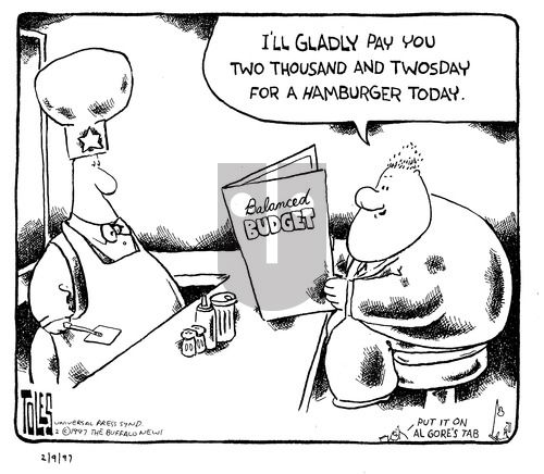 Tom Toles on Sunday February 9, 1997 Comic Strip