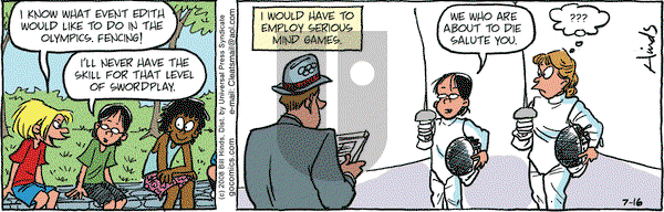 Cleats on Wednesday July 16, 2008 Comic Strip