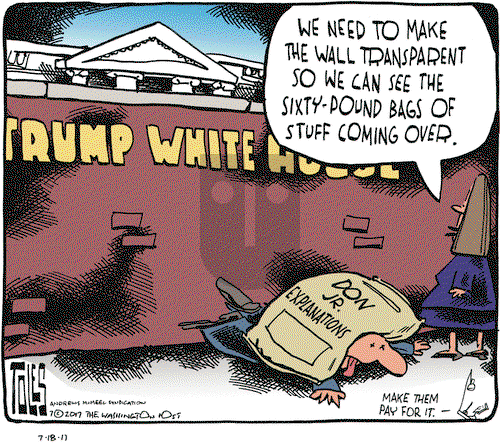 Tom Toles on Tuesday July 18, 2017 Comic Strip