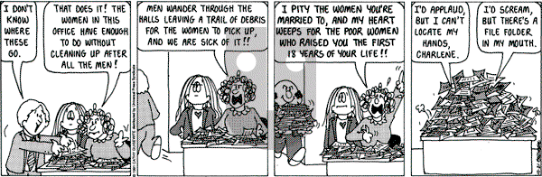 Cathy Classics on Thursday October 24, 1991 Comic Strip