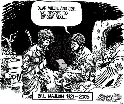 Stuart Carlson on Thursday January 23, 2003 Comic Strip