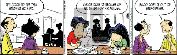 Baldo on Tuesday October 14, 2008 Comic Strip