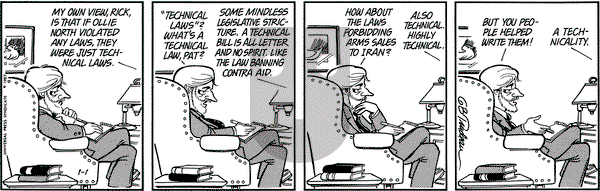 Doonesbury on Thursday January 1, 1987 Comic Strip