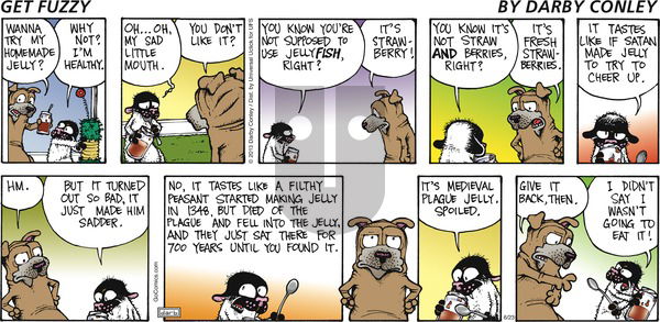 Get Fuzzy on Sunday June 23, 2013 Comic Strip