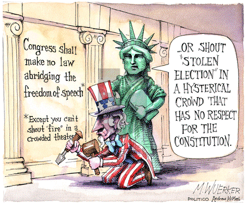 Matt Wuerker on Tuesday January 12, 2021 Comic Strip