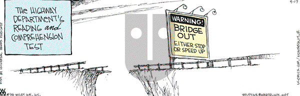 Non Sequitur on Monday April 17, 2006 Comic Strip
