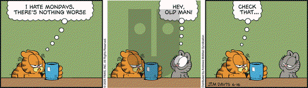 Garfield on Monday June 16, 2025 Comic Strip