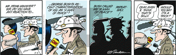 Doonesbury on Friday May 3, 2002 Comic Strip