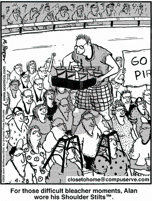 Close to Home on Monday April 28, 2003 Comic Strip
