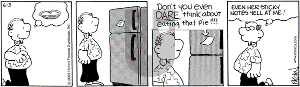 Drabble on Sunday June 22, 2003 Comic Strip