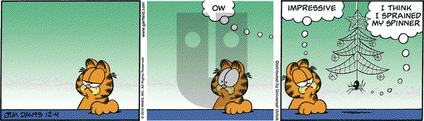 Garfield on Saturday December 4, 2010 Comic Strip