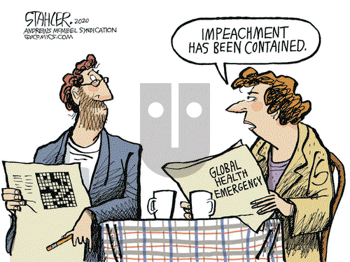 Jeff Stahler on Saturday February 1, 2020 Comic Strip