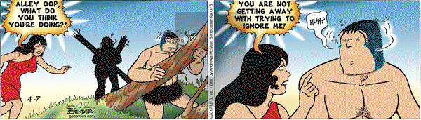 Alley Oop on Friday April 7, 2017 Comic Strip