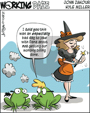 Working Daze on Friday October 31, 2003 Comic Strip