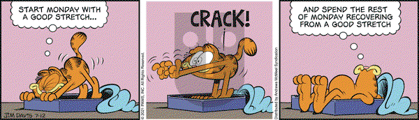 Garfield - Monday July 12, 2021 Comic Strip
