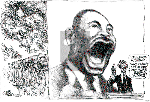 Pat Oliphant on Wednesday August 28, 2013 Comic Strip