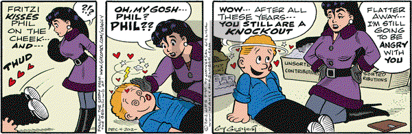 Nancy on Tuesday December 4, 2012 Comic Strip