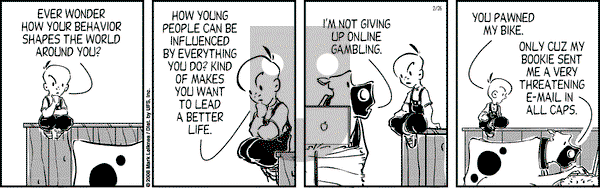 Cow and Boy Classics on Tuesday February 26, 2008 Comic Strip