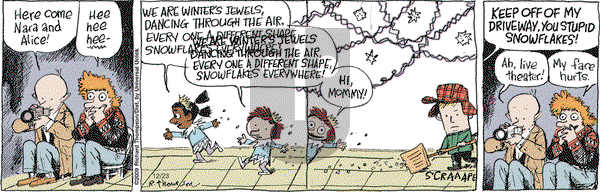 Cul de Sac on Tuesday December 23, 2014 Comic Strip