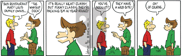 Arlo and Janis on Friday August 22, 2008 Comic Strip