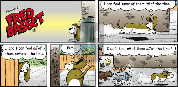Fred Basset on Sunday June 17, 2012 Comic Strip