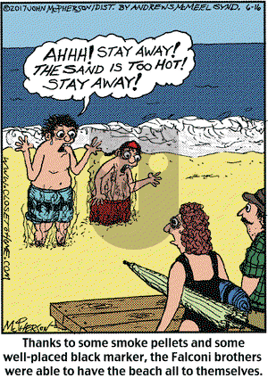 Close to Home on Friday June 16, 2017 Comic Strip