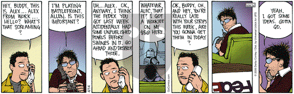 Get Fuzzy - Monday April 14, 2014 Comic Strip