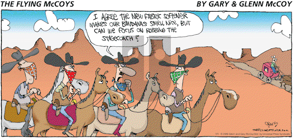 The Flying McCoys on Sunday April 5, 2009 Comic Strip