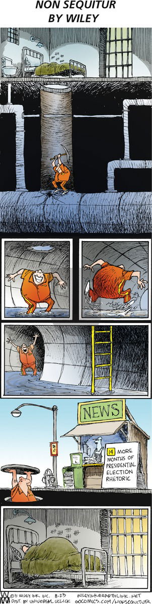 Non Sequitur on Sunday August 23, 2015 Comic Strip