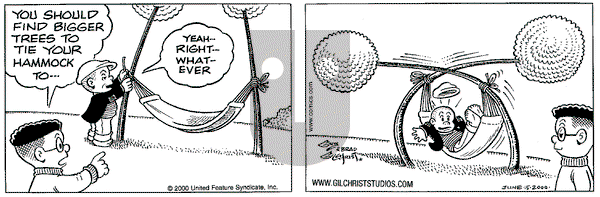 Nancy on Thursday August 17, 2000 Comic Strip