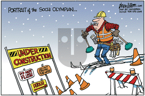 Win, Lose, Drew on Thursday February 6, 2014 Comic Strip