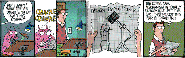 Monty on Thursday February 23, 2012 Comic Strip