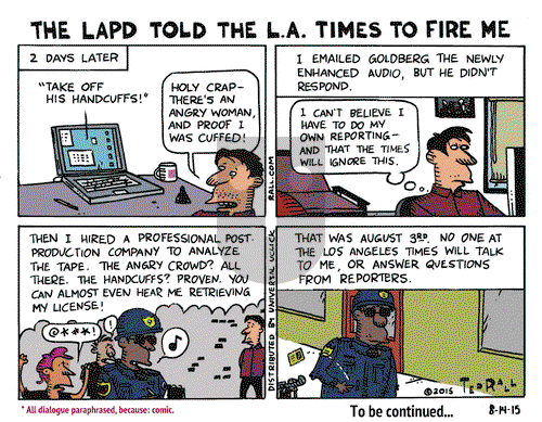 Ted Rall - Friday August 14, 2015 Comic Strip