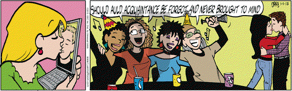 Luann on Tuesday January 1, 2013 Comic Strip