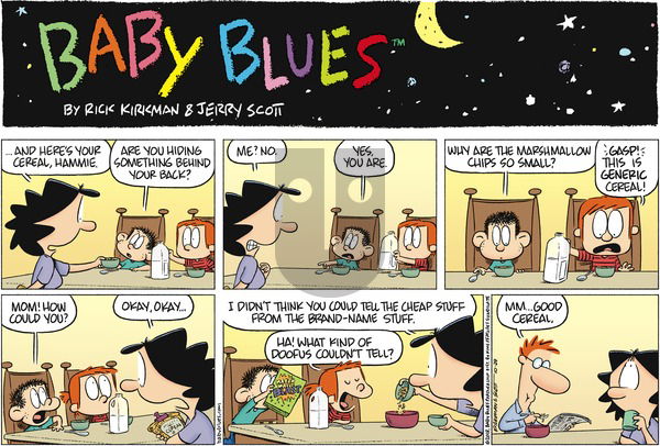 Baby Blues on Sunday October 28, 2018 Comic Strip