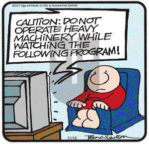 Ziggy on Thursday November 22, 2007 Comic Strip