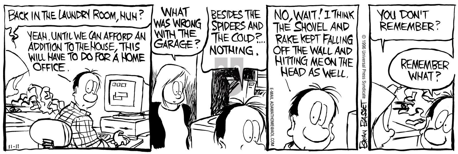 Adam@Home - Monday November 11, 1996 Comic Strip