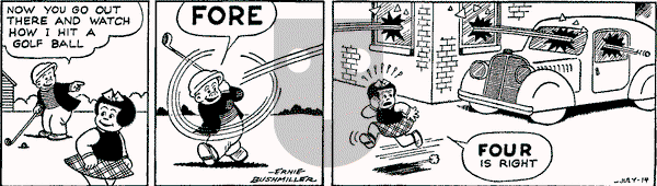 Nancy Classics on Thursday July 14, 2016 Comic Strip