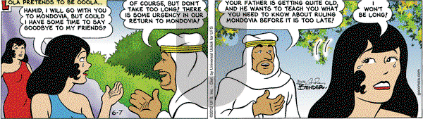 Alley Oop - Thursday June 7, 2012 Comic Strip