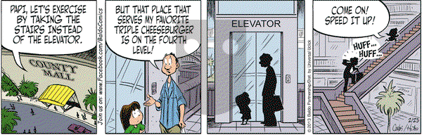 Baldo on Saturday February 23, 2013 Comic Strip