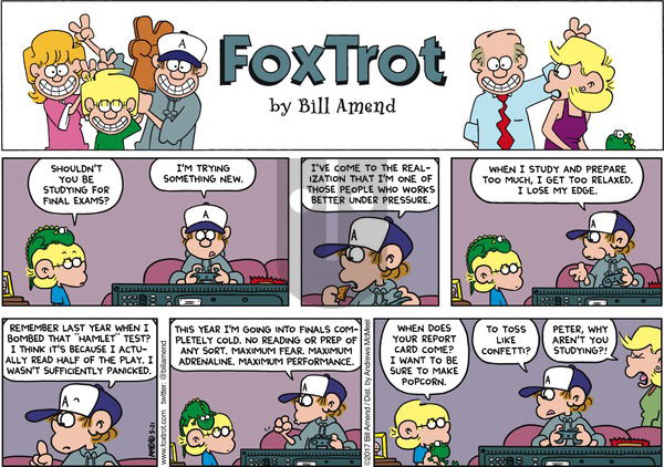 FoxTrot on Sunday May 21, 2017 Comic Strip