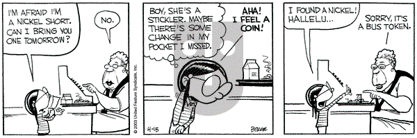 Grand Avenue on Tuesday April 15, 2003 Comic Strip