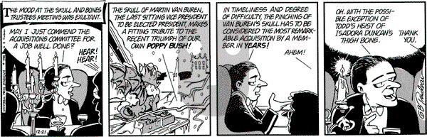 Doonesbury on Wednesday December 21, 1988 Comic Strip
