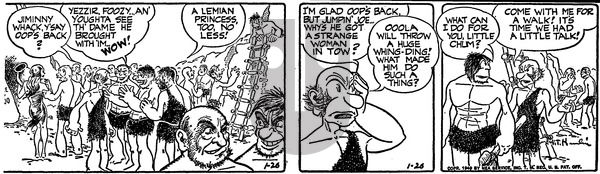 Alley Oop on Wednesday January 26, 1949 Comic Strip