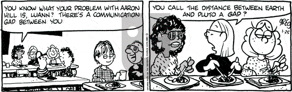 Luann on Wednesday January 25, 1989 Comic Strip