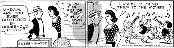 Nancy on Monday October 4, 1971 Comic Strip