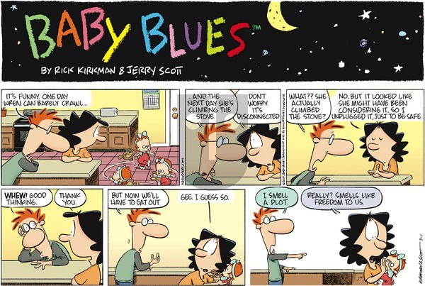 Baby Blues on Sunday March 1, 2015 Comic Strip