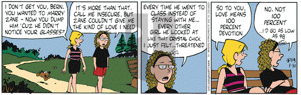 Luann on Monday August 30, 2004 Comic Strip