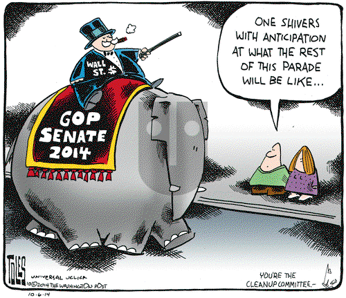 Tom Toles on Monday October 6, 2014 Comic Strip